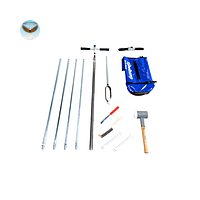 Bộ mũi khoan đục hai mảnh - đất cứng, ren vít hình nón Eijkelkamp 04.02.SC (5 m)