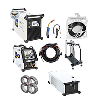 Máy hàn hồ quang TIG AC/DC, MMA GYS PACK NEOPULSE 400 G W7 (3ph; 400V; 10-400A; Cáp nối đất 400A)