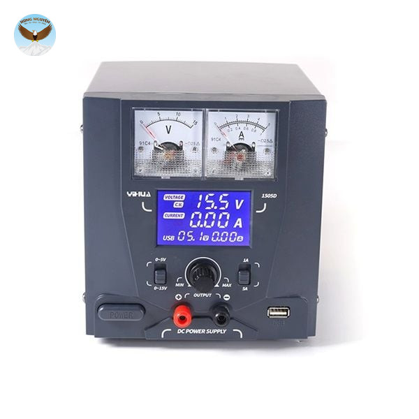 Máy cấp nguồn YIHUA 1505D (15V 5A)