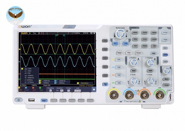 Máy hiện sóng OWON XDS3104AE (100MHz, 1GS/s, 4 kênh)