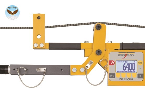 Máy đo lực căng dây cáp DILLON Quick-check (4500kg,4 cỡ dây hiệu chuẩn dùng cho Viettel 7.94,9.52,12.7,14 mm)