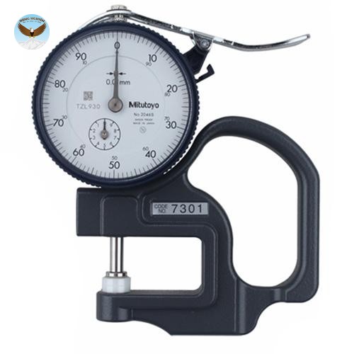 Đồng hồ đo độ dày vật liệu kiểu cơ MITUTOYO 7301A (0-10mm/0.01mm)