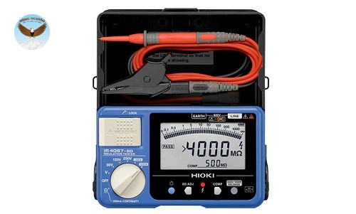 Máy đo điện trở cách điện HIOKI IR4057-50 (1000V, 4000MΩ, 5 Range)