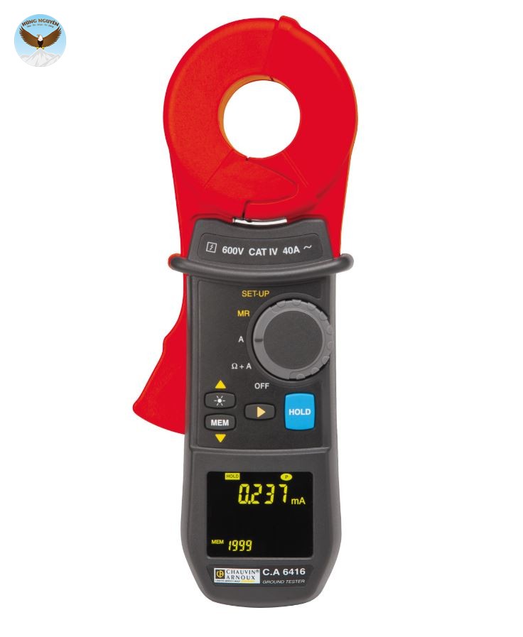 Ampe kìm đo điện trở tiếp đất và kiểm tra mạch vòng CHAUVIN ARNOUX C.A 6416 (0.010-1500Ω)