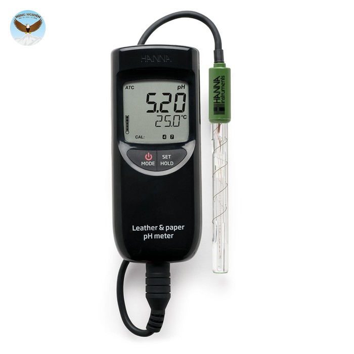 Máy đo pH/nhiệt độ cầm tay cho da và giấy HANNA HI99171 (-2.0 to 16.0 pH; -5.0 to 105.0°C)