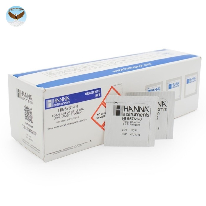 Thuốc thử Clo tổng HANNA HI95761-01 (0.00 ~ 3.50 ppm (mg/L))
