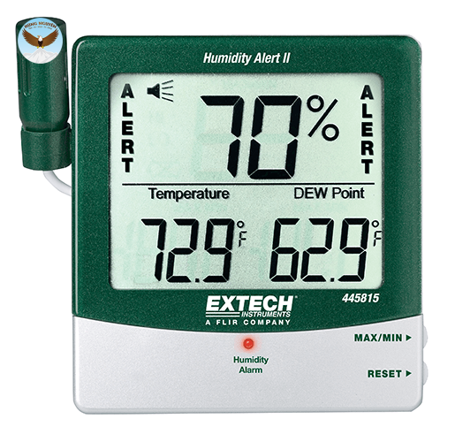 Máy đo nhiệt độ, độ ẩm, điểm sương EXTECH 445815 (trong nhà, ngoài trời)