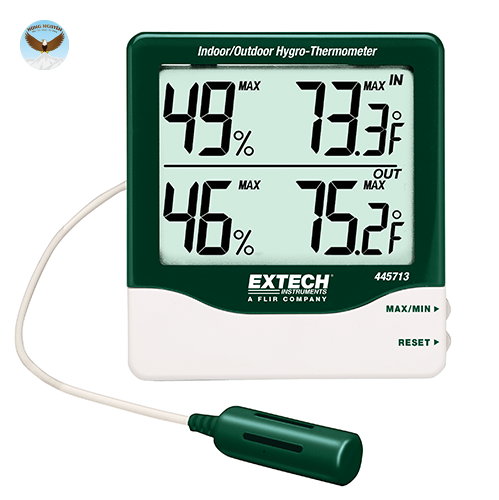 Máy đo nhiệt độ, độ ẩm EXTECH 445713 (trong nhà và ngoài trời)