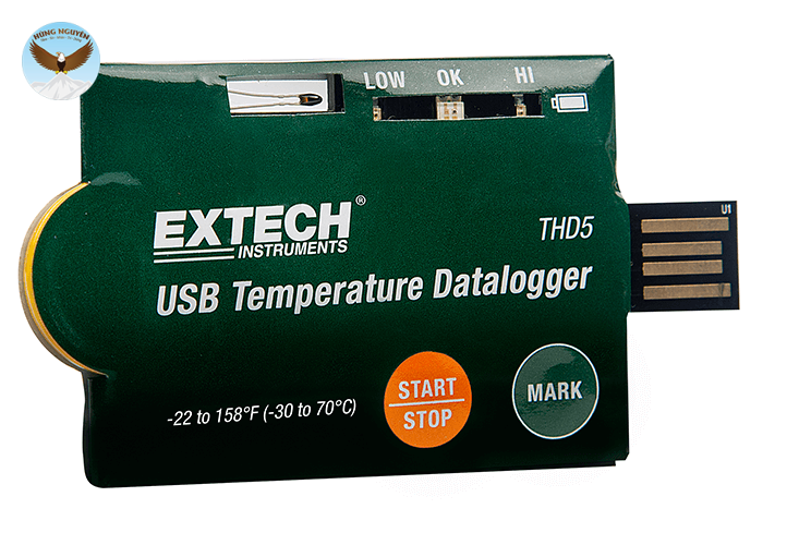 Bộ ghi dữ liệu nhiệt độ USB EXTECH THD5