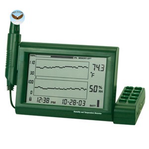 Máy ghi biểu đồ nhiệt độ và độ ẩm kèm chứng nhận hiệu chuẩn NIST EXTECH RH520B-NIST