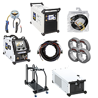 Máy hàn hồ quang TIG AC/DC, MMA GYS NEOPULSE 500G W1 STEEL PACK (3ph; 400V; 10-500A; Mỏ hàn thép)