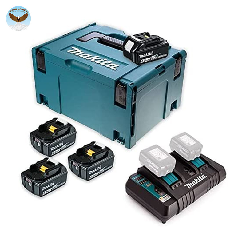 BỘ PIN SẠC MAKITA 198091-4 (BL1860*4/DC18RC)
