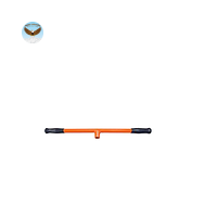 Tay gạt chữ thập bọc cao su AMS 406.05 (Đầu nối ren 3/4")