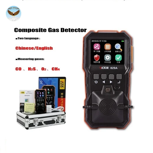 MÁY ĐO ĐA KHÍ CO, H2S, O2, LEL VICTOR 829A
