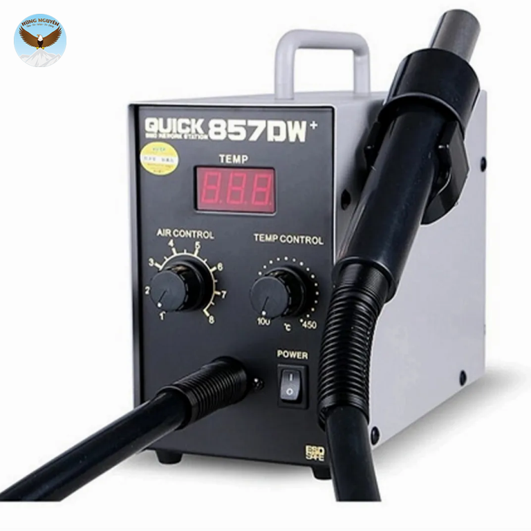 Máy khò chỉnh nhiệt QUICK 857DW+ (580W)