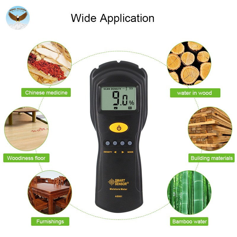 Máy Đo Độ Ẩm Gỗ Cảm Ứng SMARTSENSOR 981