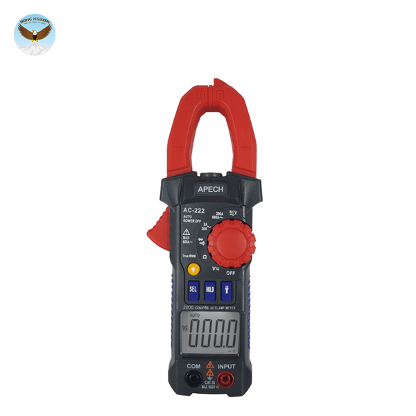 Ampe kìm đo dòng ac APECH AC-222 (600A,True RMS)