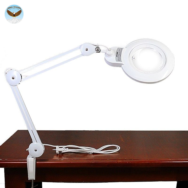 Kính lúp kẹp bàn Akeiyo AL665 (130 mm 3X/5X/10X)