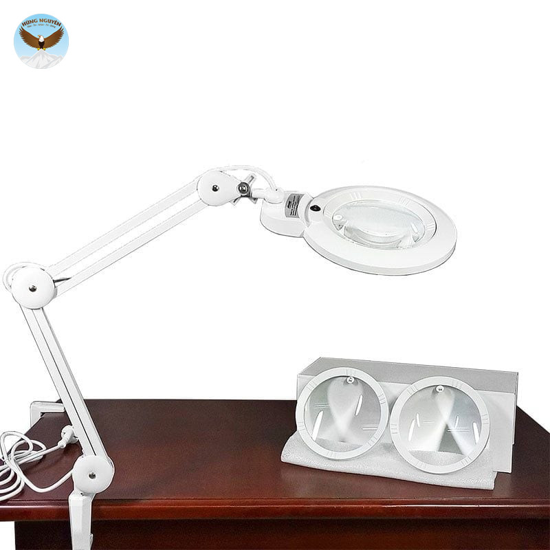 Kính lúp đặt bàn Akeiyo AL666 (150mm 3X/ 5X)
