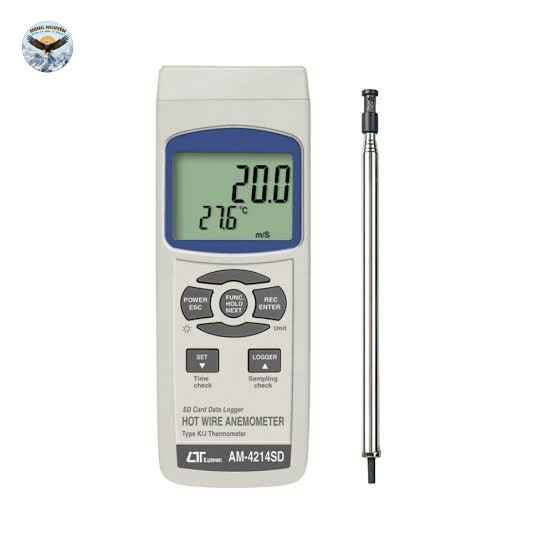 Thiết bị đo tốc độ gió, nhiệt độ LUTRON AM-4214SD