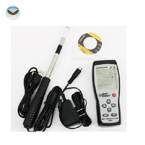 Máy đo tốc độ, lưu lượng, nhiệt độ gió SMARTSENSOR AR866