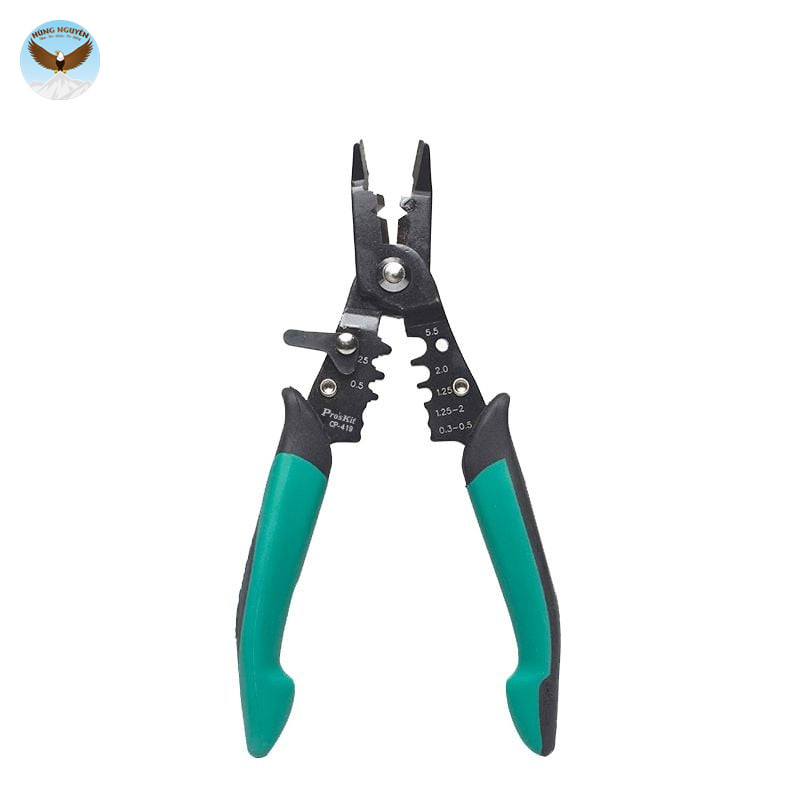 Kềm đa năng PROSKIT CP-419 (cắt, tuốt, bấm cos)