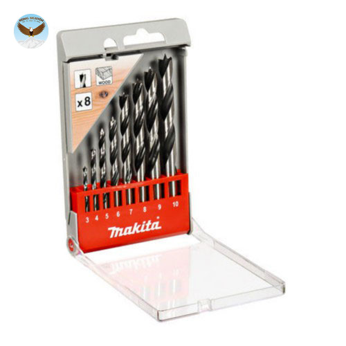 Bộ Mũi Khoan Gỗ MAKITA D-57227 (8 Cái/Bộ 3-10mm)