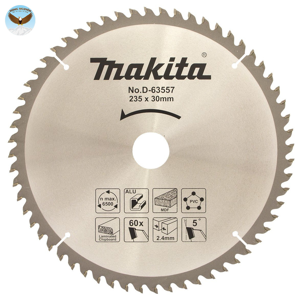 Lưỡi Cưa Đĩa MAKITA D-63557 (235mmx30mmx60t)