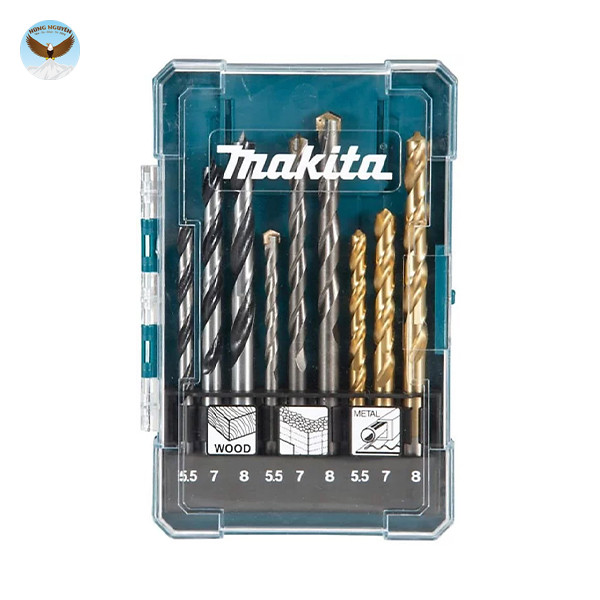 Bộ Mũi Khoan Tường/gỗ/kim Loại MAKITA D-71978 (9 Cái)