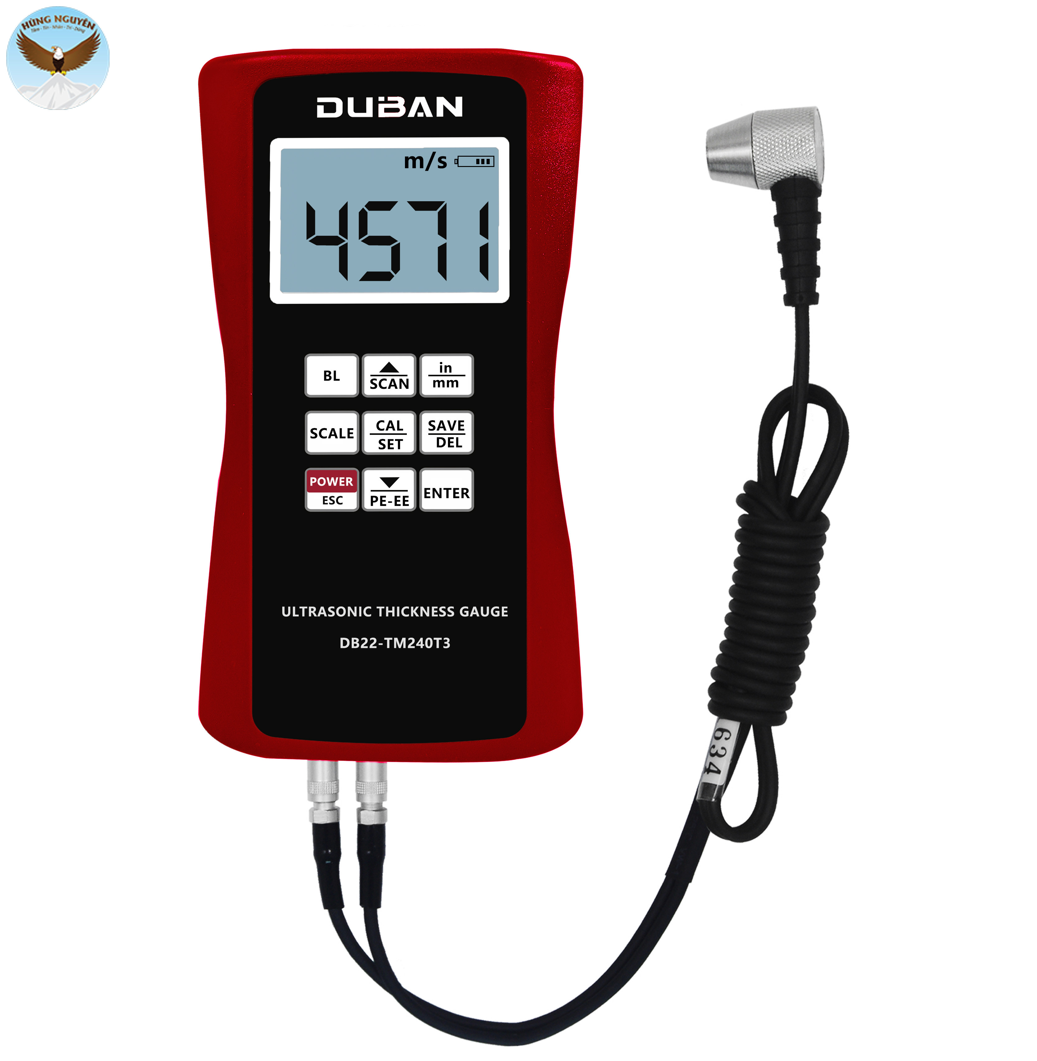 Máy đo độ dày siêu âm DUBAN DB22-TM240T3 (1~300mm)