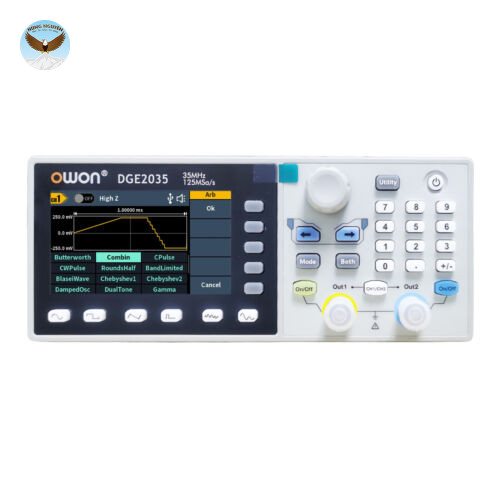 Máy phát xung OWON DGE2070 (2 kênh, 70 MHz)