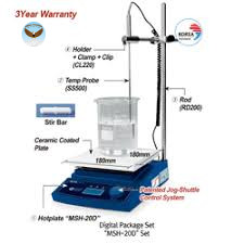 Bếp Khuấy Nóng Điều Khiển Kỹ Thuật Số DAIHAN DH.WMH02506 (260X260 MSH-30D-Set, 230V)