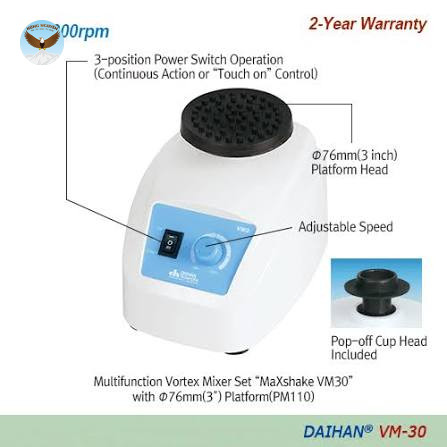 Đầu nền tảng Ø76mm DAIHAN DH.WVM00110 ((3inch) PM110, cho VM-10(30))