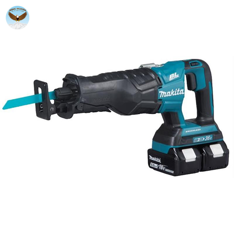 MÁY CƯA KIẾM DÙNG PIN MAKITA DJR360RT2 (18VX2 , (Sạc nhanh(DC18RC), 2 pin 5.0Ah(BL1850B))