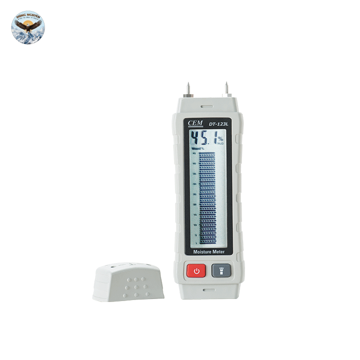 Máy đo độ ẩm gỗ CEM DT-123L (6-44%(gỗ);0.2-2.0%(vật liệu))