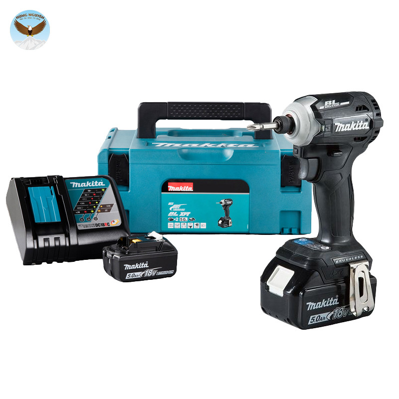 Máy vặn vít dùng pin MAKITA DTD171TJB (Bản GIỚI HẠN) (Sạc nhanh(DC18RC), 2 pin 5.0Ah(BL1850B))