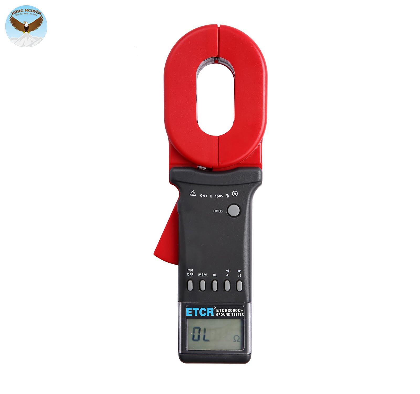 Ampe kìm đo điện trở đất ETCR ETCR2000C+ (0.01~1500Ω, 20A)