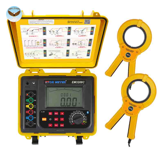 Máy đo điện trở đất kẹp đôi ETCR ETCR3200C (9000kΩm, 600A, 100VAC, Φ70mm)