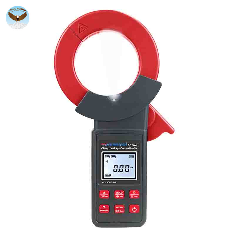 Ampe kìm đo dòng rò DC/AC ETCR ETCR6670D (Φ70mm, 1500AAC, 2000ADC, Bluetooth)