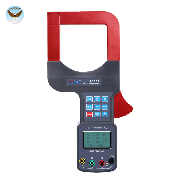 Ampe kìm đo công suất ETCR ETCR7300A (AC 2000A, AC 600V, 100Hz, 1200kW)