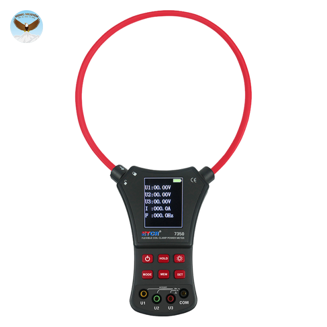 Ampe kìm đo công suất ETCR ETCR7350 (Φ200mm, 6000AAC, 600VAC, 600.0Hz, 3600kW)