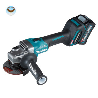 Máy mài góc dùng pin MAKITA GA005GM201 (Sạc nhanh(DC40RA), 2 pin 4.0Ah(BL4040))