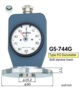 Máy Đo Độ Cứng Nệm Mút TECLOCK GS744G