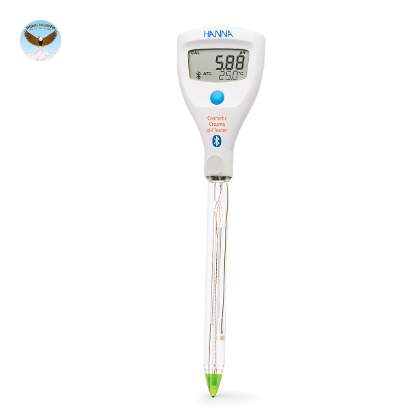 Bút đo pH/nhiệt độ trong kem mỹ phẩm HANNA HI9810432 (0.00 ~ 12.00 pH)