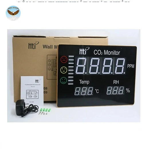 MÁY ĐO NHIỆT ĐỘ, ĐỘ ẨM, KHÍ CO2 Hti HT-2008