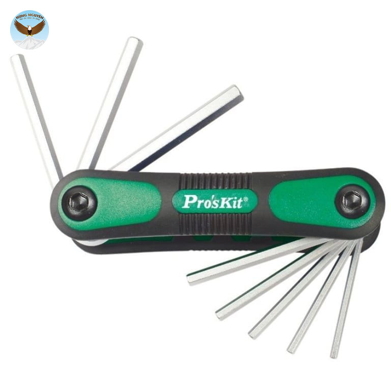 Bộ lục giác PROSKIT HW-121M (1.5, 2, 2.5, 3, 4, 5, 6, 8 mm)