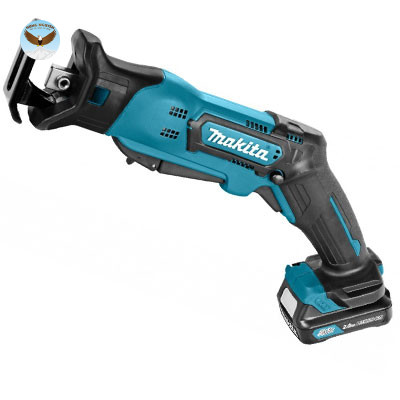 MÁY CƯA KIẾM DÙNG PIN MAKITA JR105DSAE (Sạc nhanh , DC10SB), 2 pin 2.0Ah(BL1021B))