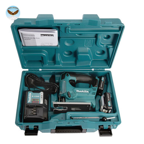 Máy cưa lọng MAKITA JV101DSAE (Sạc nhanh , (DC10SB), 2 pin 2.0Ah(BL1021B))