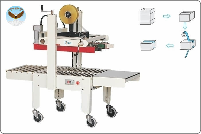 Máy dán thùng carton MIKYO MK-AS123