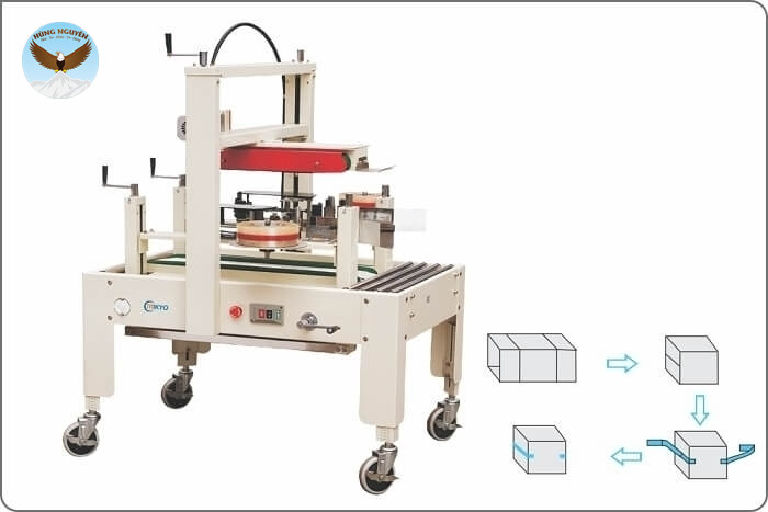 Máy dán thùng carton MIKYO MK-AS223
